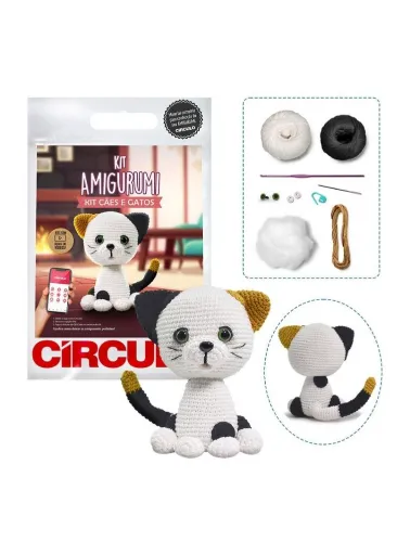 0006 KIT CIRCULO AMIGURUMI CAES E GATOS