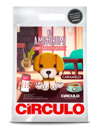 0007 KIT CIRCULO AMIGURUMI CAES E GATOS