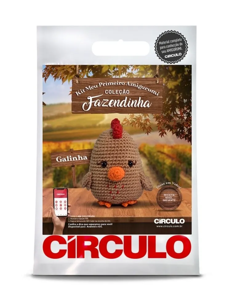 0002 KIT CIRCULO AMIGURUMI FAZENDINHA