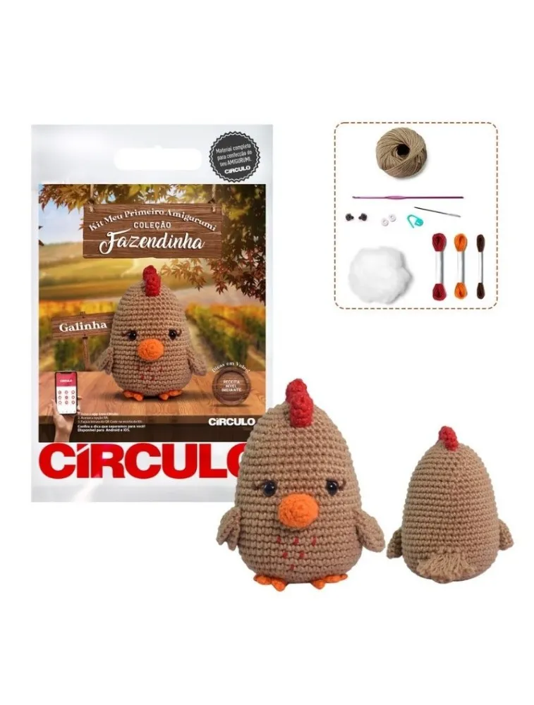 0002 KIT CIRCULO AMIGURUMI FAZENDINHA