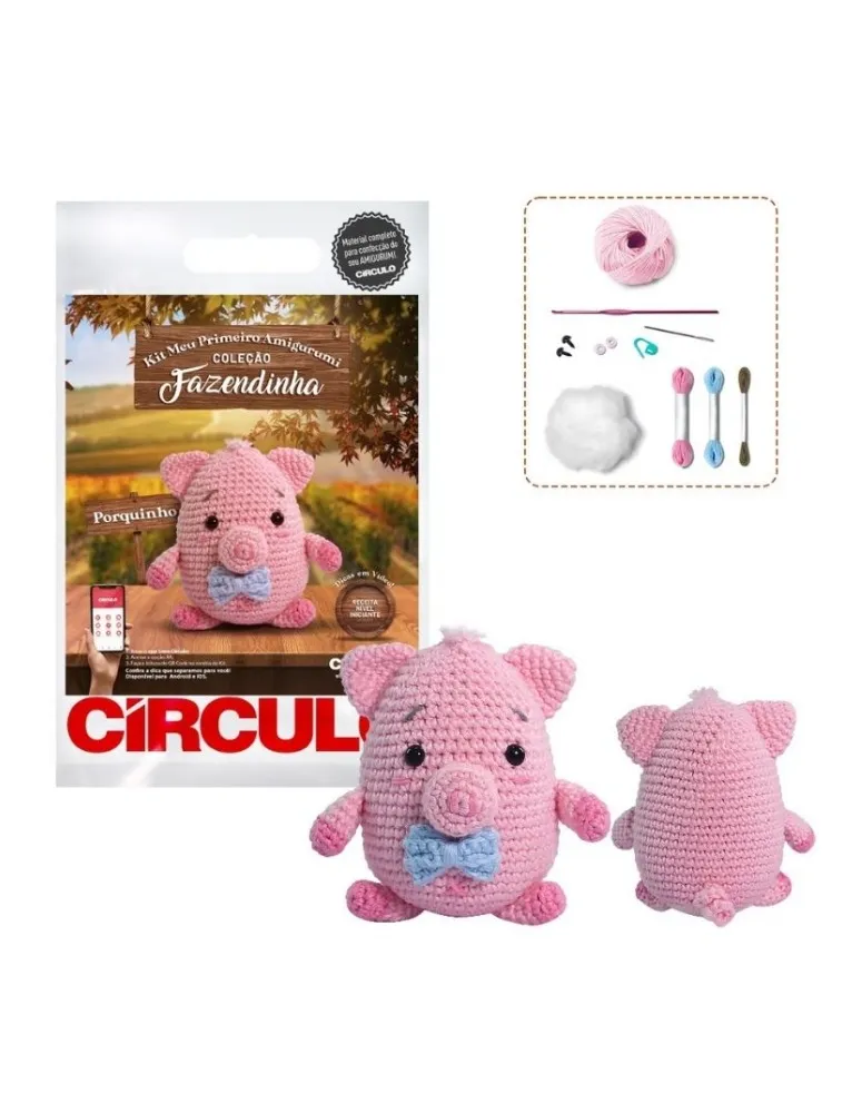 0004 KIT CIRCULO AMIGURUMI FAZENDINHA