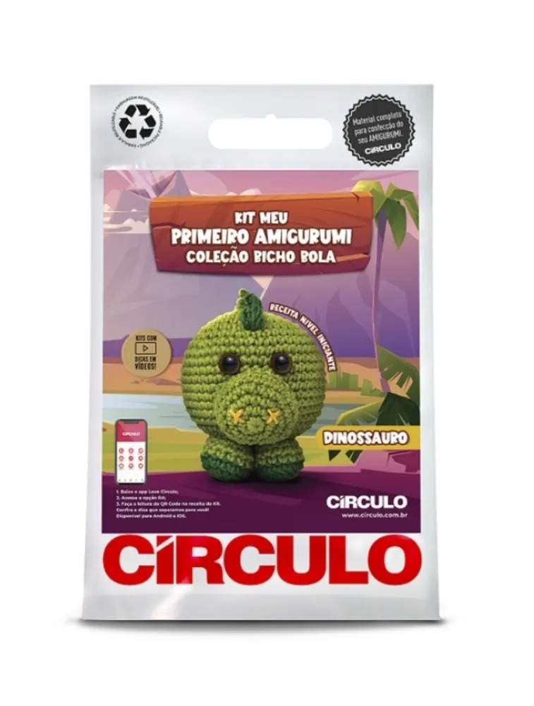 0009 KIT CIRCULO AMIGURUMI BICHO BOLA