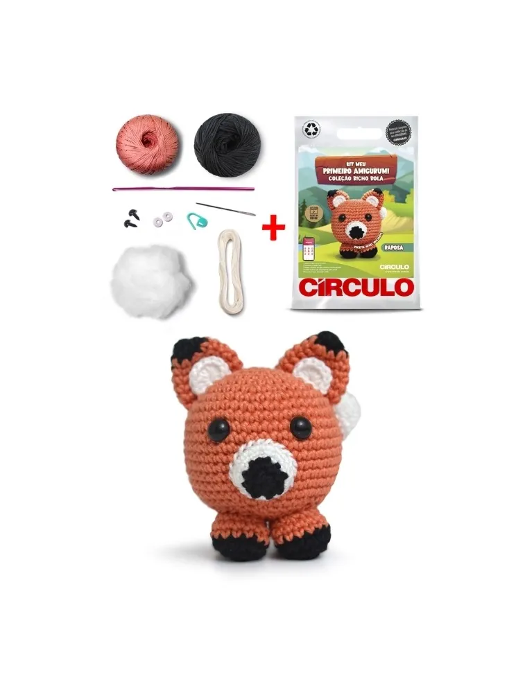 0010 KIT CIRCULO AMIGURUMI BICHO BOLA
