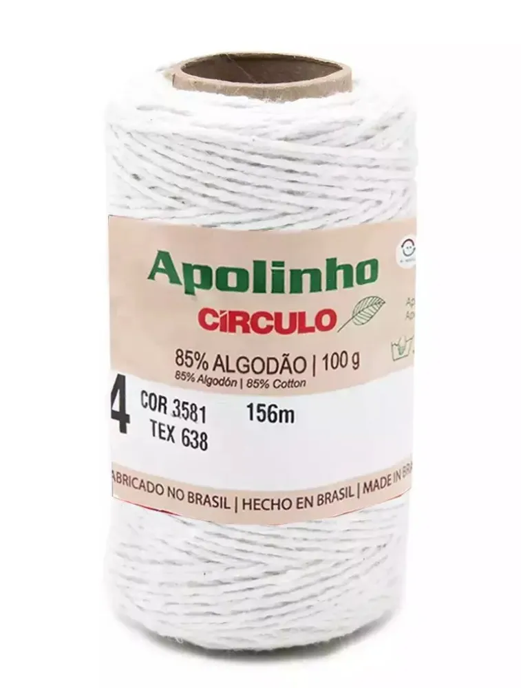 8001 BARBANTE CIRCULO APOLINHO ESCOLAR 4 85%CO