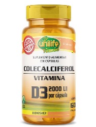 COLECALCIFEROL D 60 CAPS 470MG UNILIFE VITAMINS