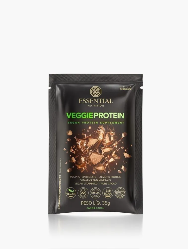VEGGIE PROTEIN 35G PURE CACAO ESSENTIAL
