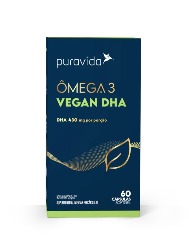 VEGAN OMEGA 3 DHA 60 CAPS 500MG PURA VIDA