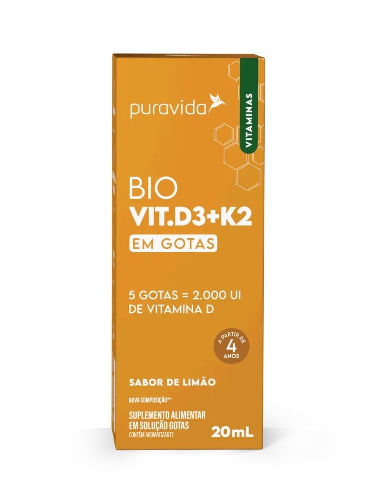 BIO D3+K2 20ML PURA VIDA