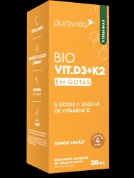 BIO D3+K2 20ML PURA VIDA