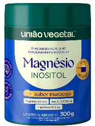MAGNESIO INOSITOL 300G MARACUJA UNIAO VEGETAL