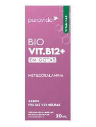 BIO VIT B12 20ML FRUTAS VERMELHAS PURA VIDA