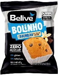 BOLINHO MUFFIN 40G BAUNILHA BELIVE