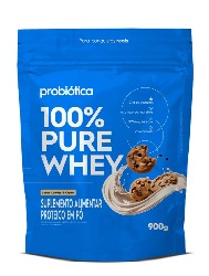 100% PURE WHEY REFIL 900G COOKIES CREAM PROBIOTICA