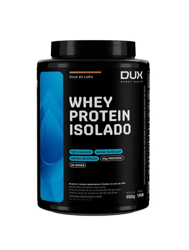 WHEY PROTEIN ISOLADO 900G DOCE LEITE DUX NUTRITION LAB