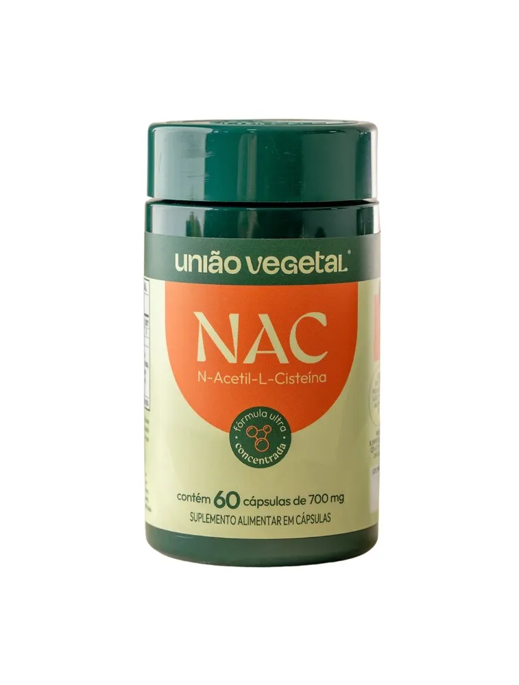 NAC ACETILCISTEINA 60 CAPS 700MG UNIAO VEGETAL