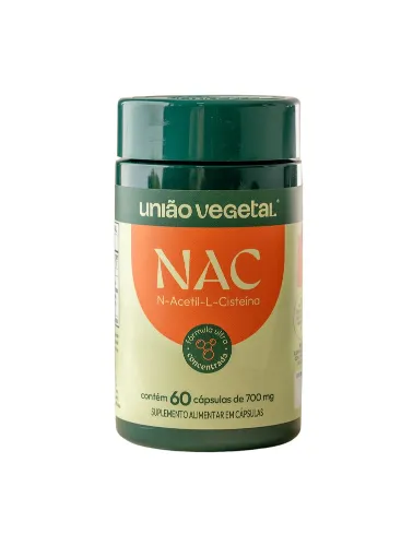 NAC ACETILCISTEINA 60 CAPS 700MG UNIAO VEGETAL