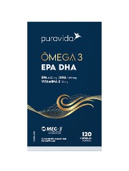 OMEGA 3 EPA DHA 120 CAPSULAS PURA VIDA