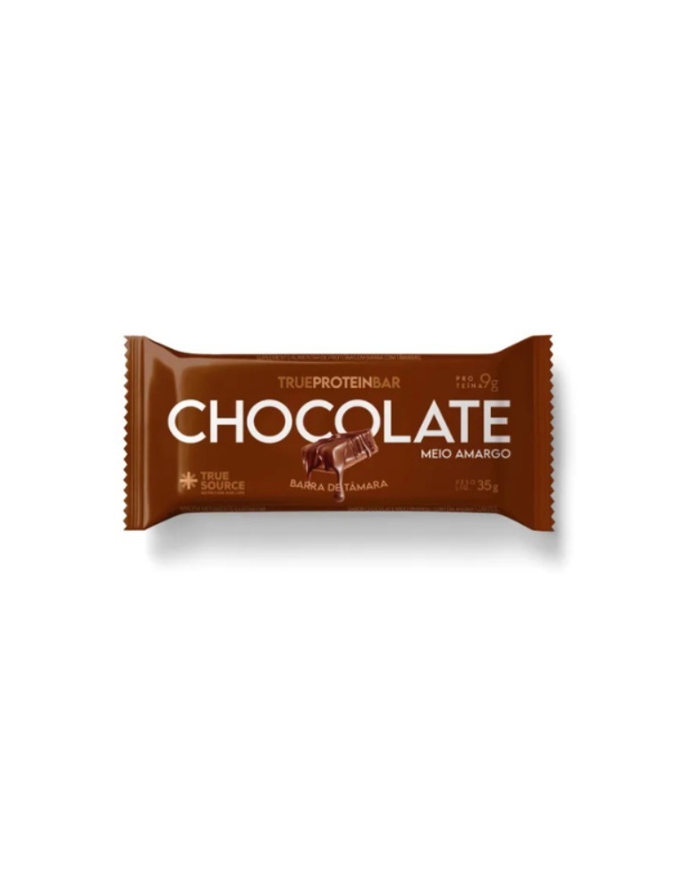 PROTEIN BAR 35G CHOCOLATE MEIO AMARGO TRUE SOURCE