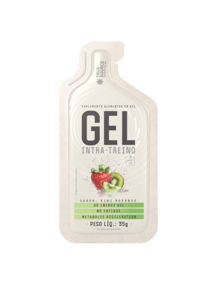 GEL INTRA TREINO 35G KIWI/MORANGO TRUE SOURCE