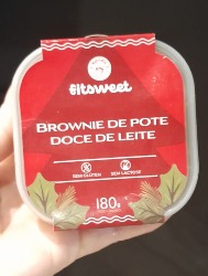 BROWNIE POTE DOCE LEITE FIT SWEET