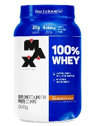 100% WHEY 900G POTE PISTACHE/CHOCOLATE BRANCO MAX TITANIUM