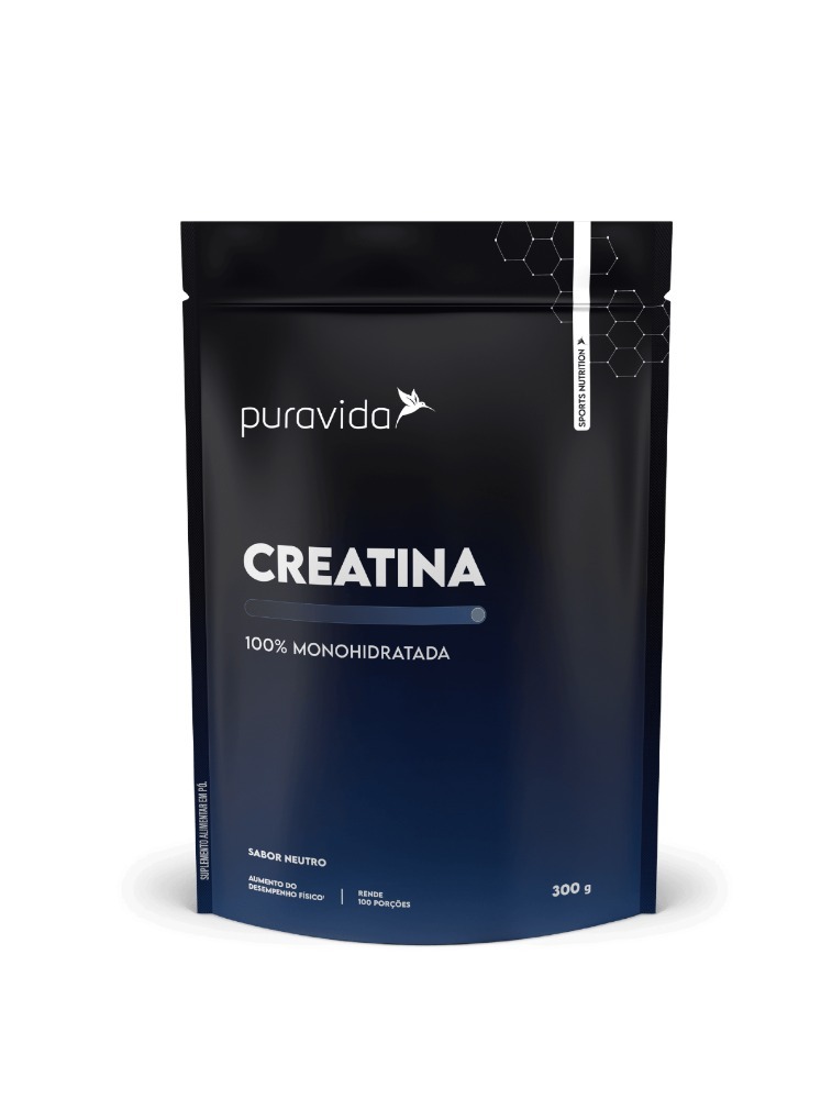 CREATINA MONOHIDRATADA 300G PURA VIDA