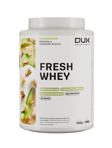 FRESH WHEY 900G PISTACHE/CHOCOLATE BRANCO DUX NUTRITION LAB