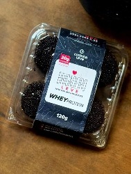 BRIGADEIRO GRANULADO/WHEY PROTEIN 120G 4 UND COZINHA LEVE