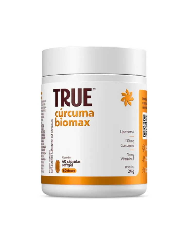 TRUE CURCUMA+BIOMAX LIPOSSOMAL 60 CAPS TRUE SOURCE