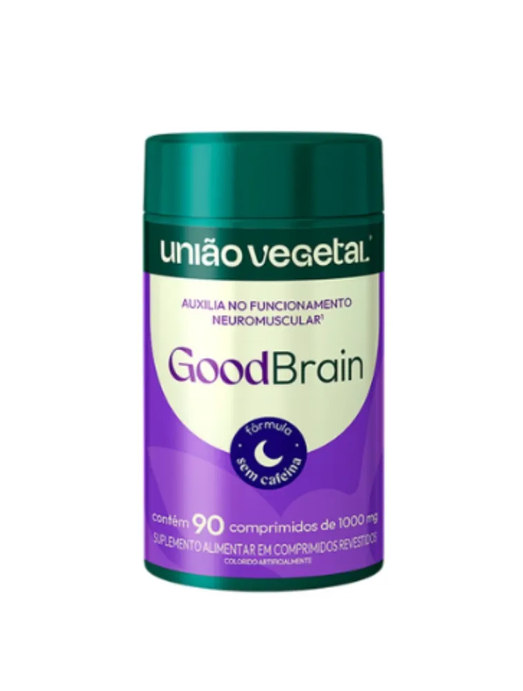 GOOD BRAIN S/CAFEINA 90 CAPS 1000MG UNIAO VEGETAL