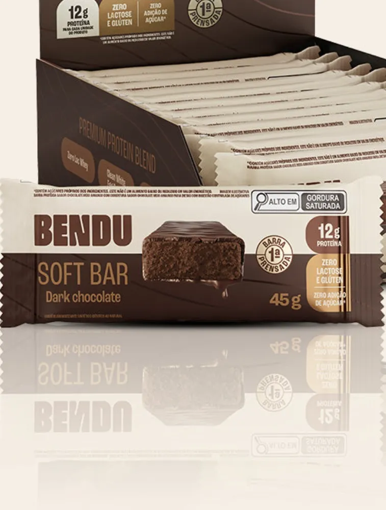 SOFT BAR 45G DARK CHOCOLATE BENDU
