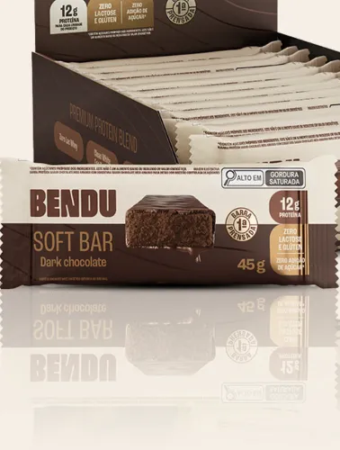 SOFT BAR 45G DARK CHOCOLATE BENDU