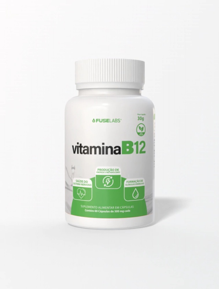 RAPID VITAMINA B12 60 CAPS 500MG FUSE LABS
