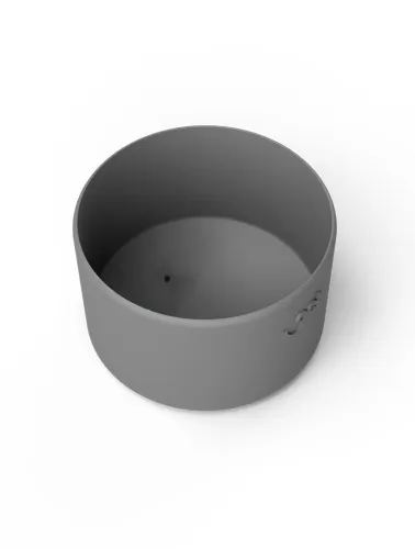 CAPA SILICONE 350/500/750ML CINZA GET