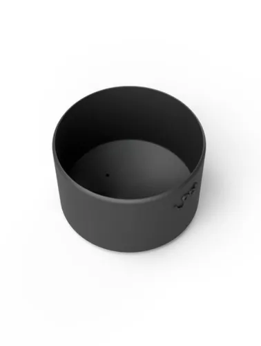 CAPA SILICONE 350/500/750ML PRETO GET