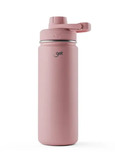 GARRAFA 500ML ROSA CLARO GET
