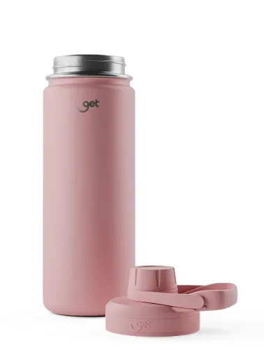 GARRAFA 500ML ROSA CLARO GET