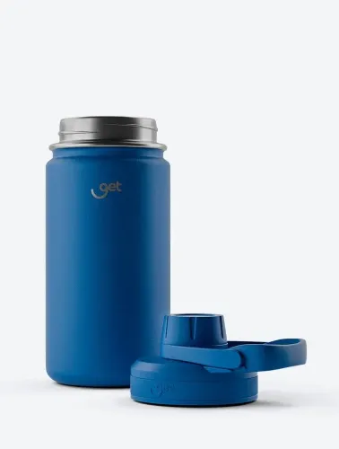 THERMOS 350ML AZUL ESCURO GET