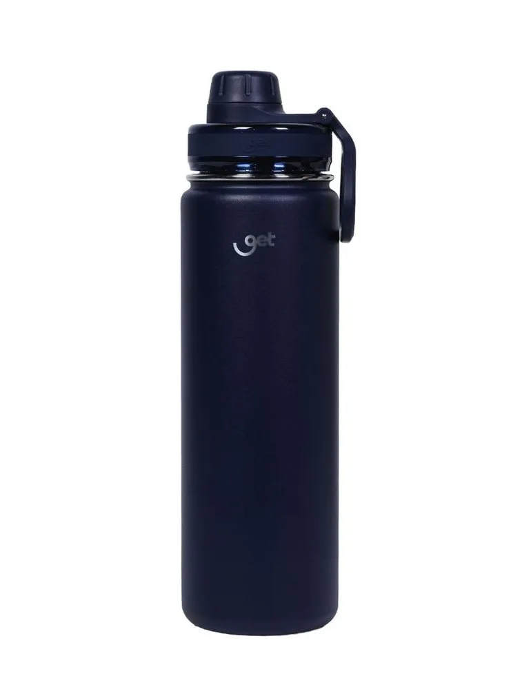 GARRAFA TRITY 500ML AZUL PETROLEO GET