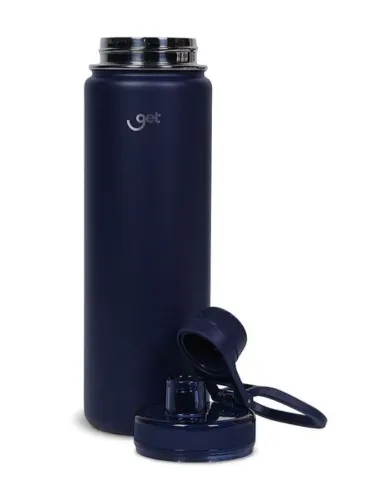 GARRAFA TRITY 500ML AZUL PETROLEO GET