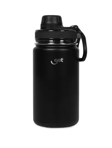 GARRAFA TRITY 350ML PRETO GET
