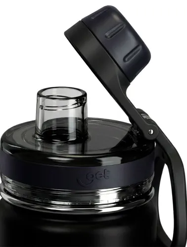 GARRAFA TRITY 350ML PRETO GET