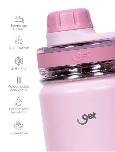 GARRAFA TRITY 500ML ROSE GET