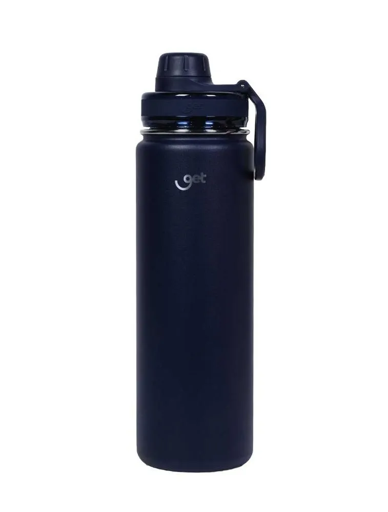GARRAFA TRITY 750ML AZUL PETROLEO GET