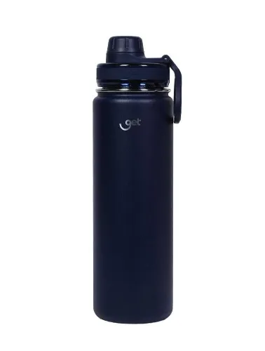 GARRAFA TRITY 750ML AZUL PETROLEO GET