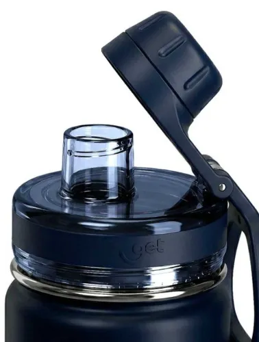 GARRAFA TRITY 750ML AZUL PETROLEO GET
