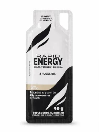 RAPID ENERGY CARBO-GEL 40G NEUTRO FUSE LABS