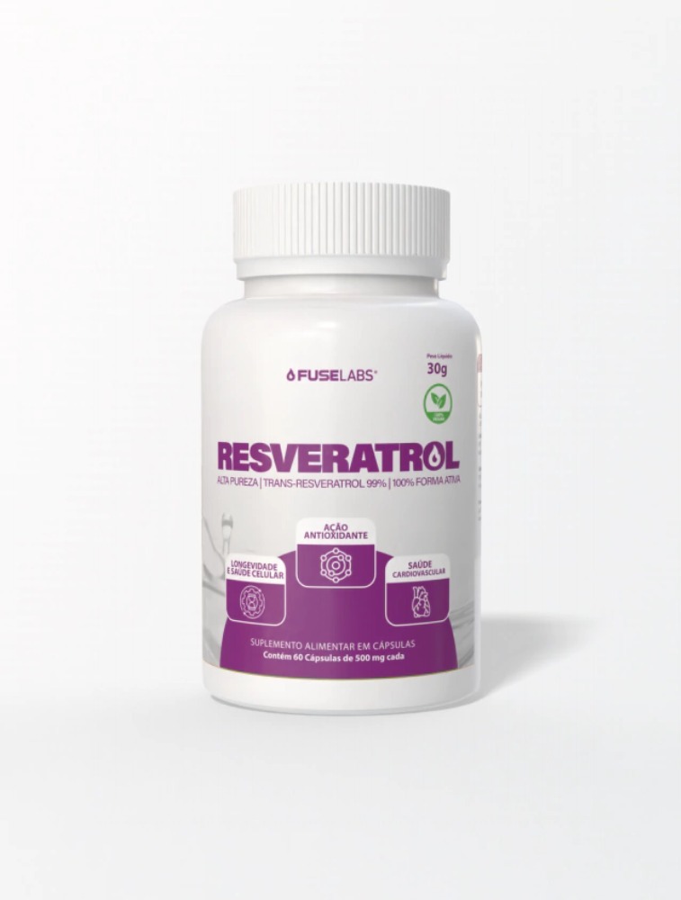 RESVERATROL 60 CAPS 500MG FUSE LABS