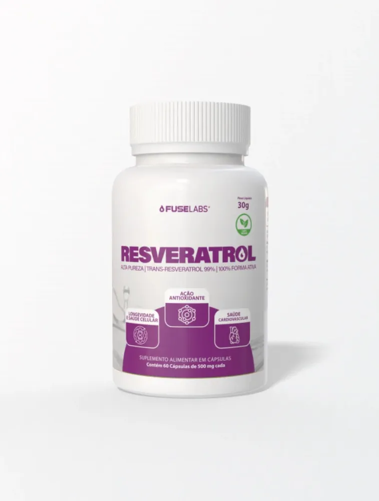 RESVERATROL 60 CAPS 500MG FUSE LABS