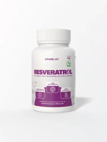RESVERATROL 60 CAPS 500MG FUSE LABS